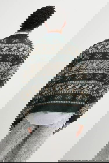 Cветр DAILY PAPER Wool Blend Pattern Check Cardigan Різнокольоровий | 2521126, 2