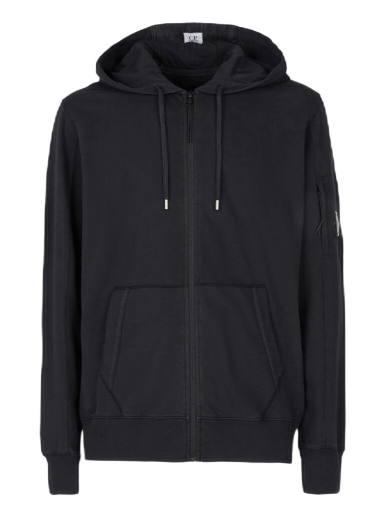 Світшоти C.P. Company Light Fleece Zipped Hoodie чорний | 13CMSS077A002246G999