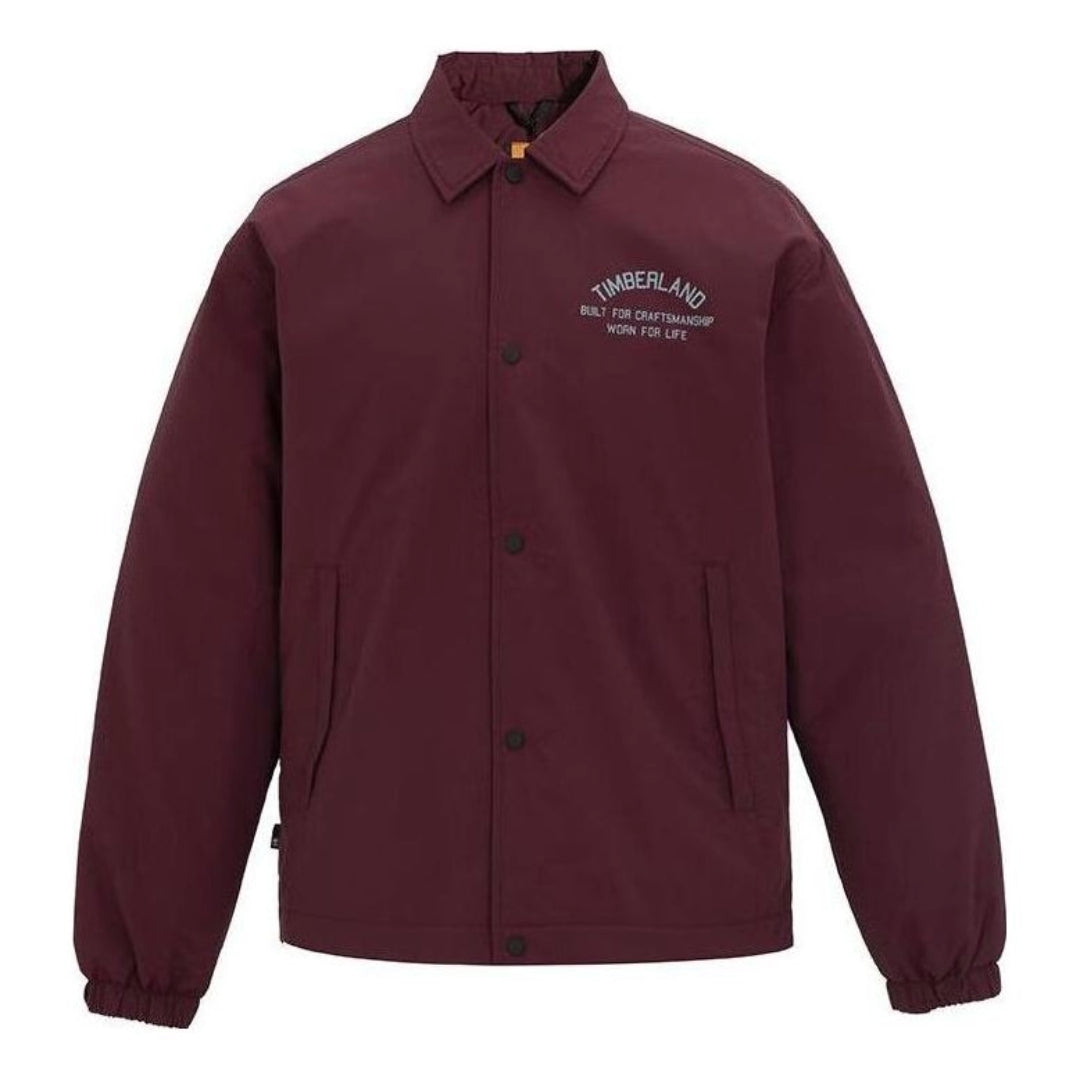 Вітровка Timberland Lettered Coach Jacket Бордовий | A6JZD-I30, 0