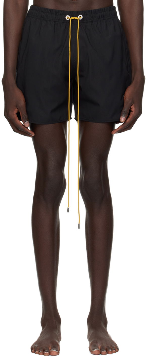 Шорти Rhude Embroidered Swim Shorts чорний | RHPS24SH12448372