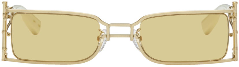 Сонцезахисні окуляри Feng Chen Wang Feng Chen Wang Bamboo Sunglasses Металік | SSE-WS01-BRG