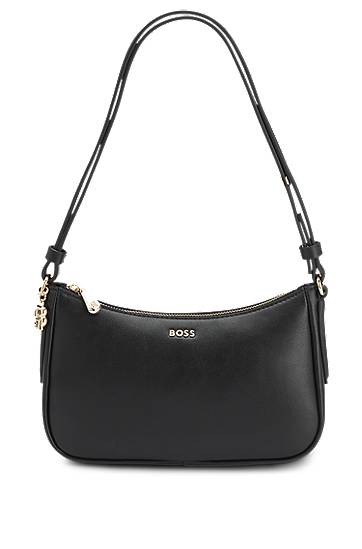 Сумка BOSS BOSS Crossbody Bag with Monogram Charm чорний | 50547773