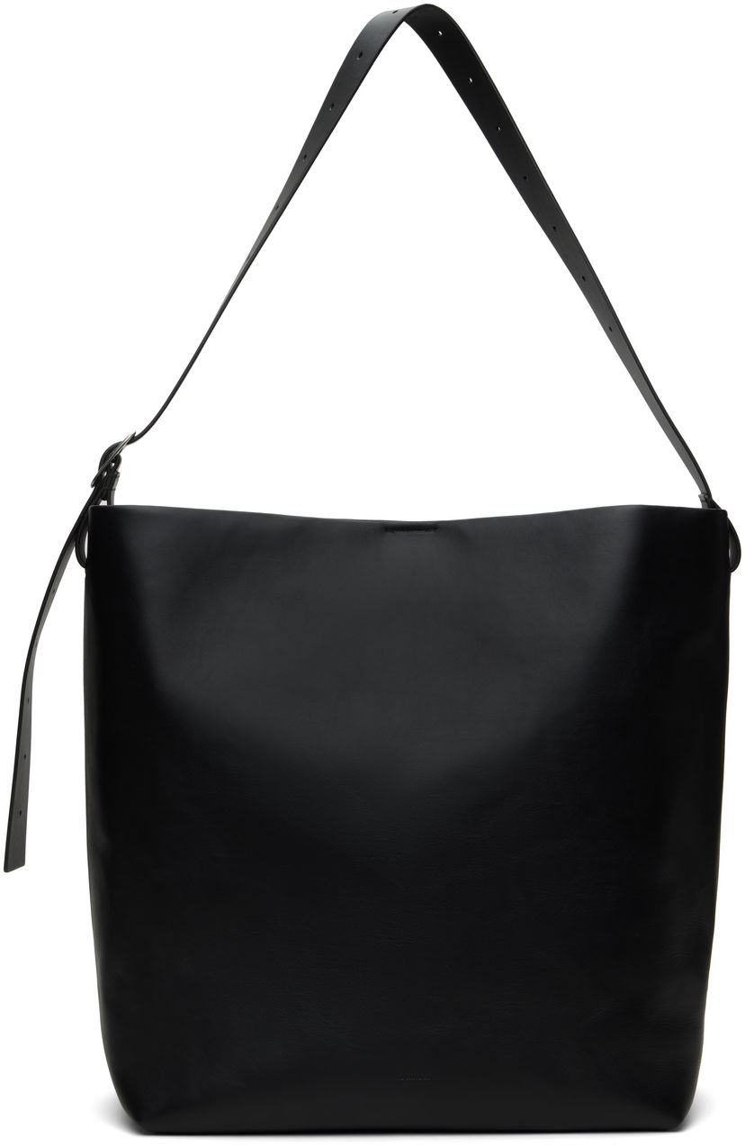 сумка-тоут Jil Sander Jil Sander Square Belt Large Bag чорний | J08ZH0066_P8361