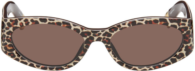 Сонцезахисні окуляри Jacquemus 'Les Lunettes Ovalo' Sunglasses Коричневий | JAC4C2SUN