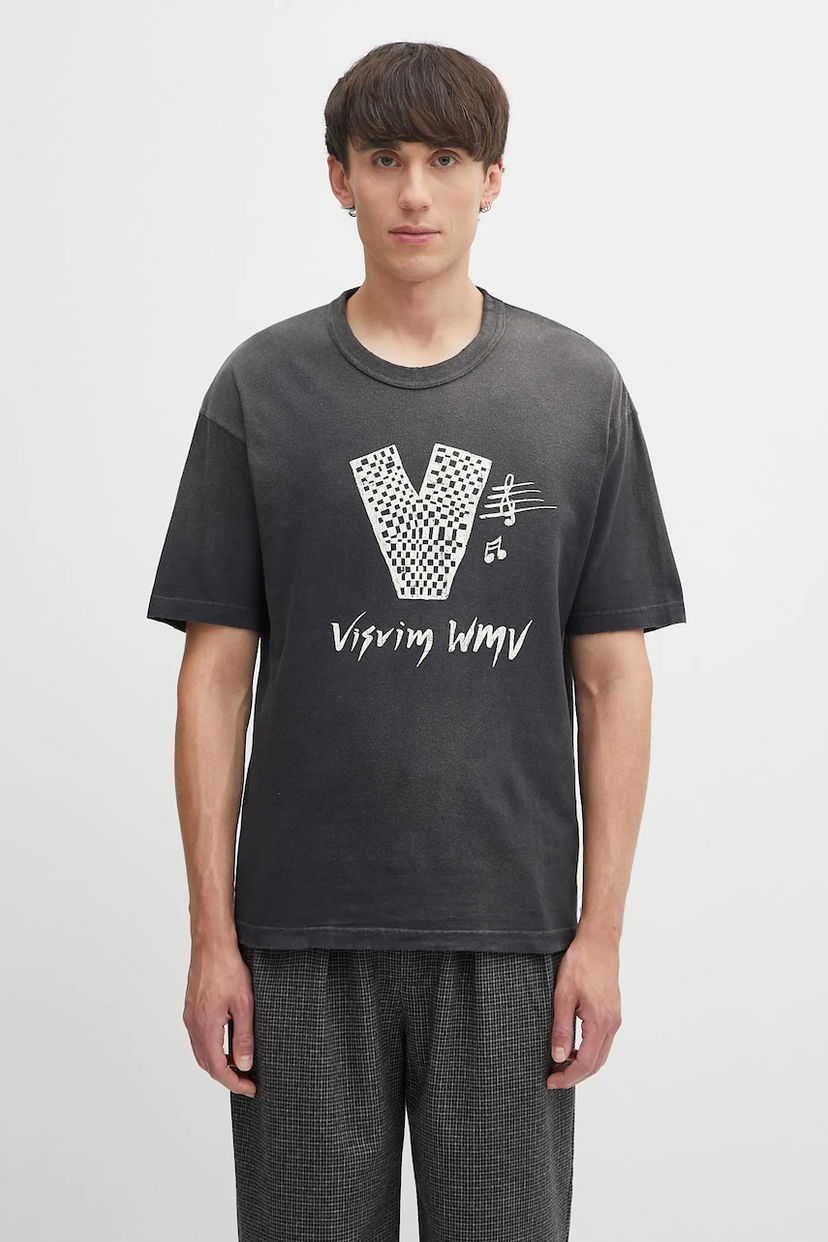 Футболка visvim Visvim Jumbo Tee S/S V Graphic Print T-Shirt чорний | 125105010014