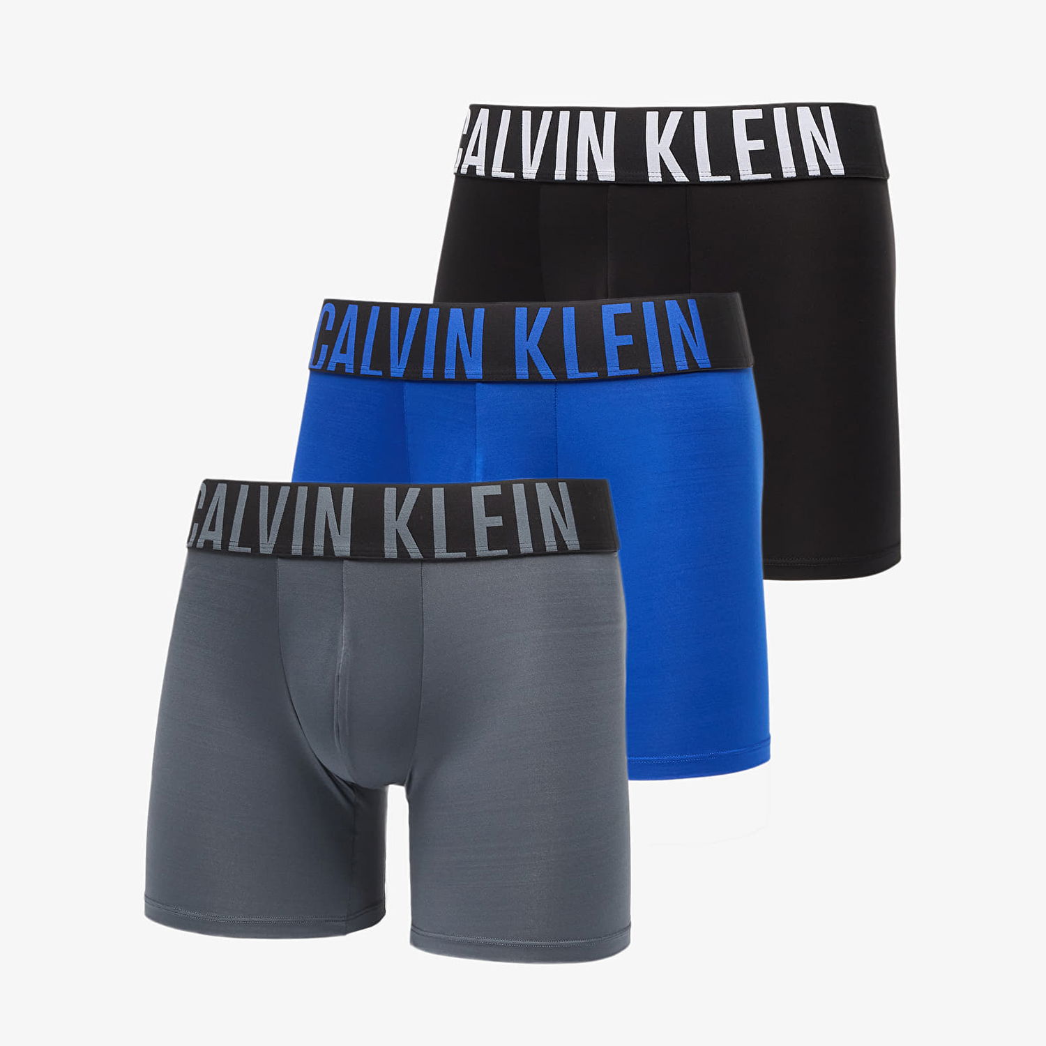 Боксери CALVIN KLEIN Intense Power Microfiber Stretch Boxer Brief 3-Pack Різнокольоровий | 000NB3612A Z2Q, 0