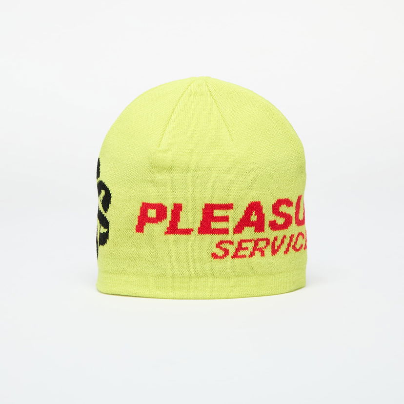 Шапка Pleasures Service Skully Safety Green Universal Зелений | P24F097 GREEN