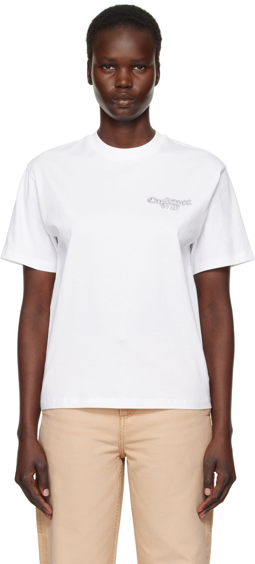 Футболка Carhartt WIP Carhartt WIP Chain Link T-Shirt білий | I034408 0YFXX
