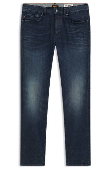 Джинси BOSS Delaware Slim-Fit Soft Motion Jeans Синій | 50544642