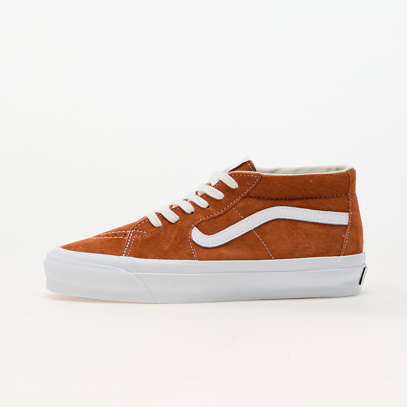 Скейтбординг Vans Sk8-Mid Reissue 83 LX Pig Suede Amber Коричневий | VN000CQQ8B91