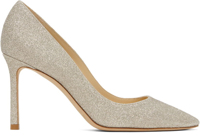 Кросівки та взуття Jimmy Choo Jimmy Choo Romy 85 Glitter Heels Металік | ROMY 85 DGZ