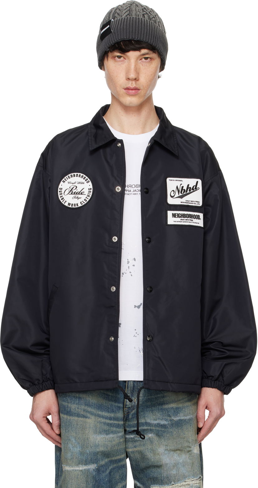 Вітровка Neighborhood Windbreaker Jacket чорний | 242TSNH-JKM02