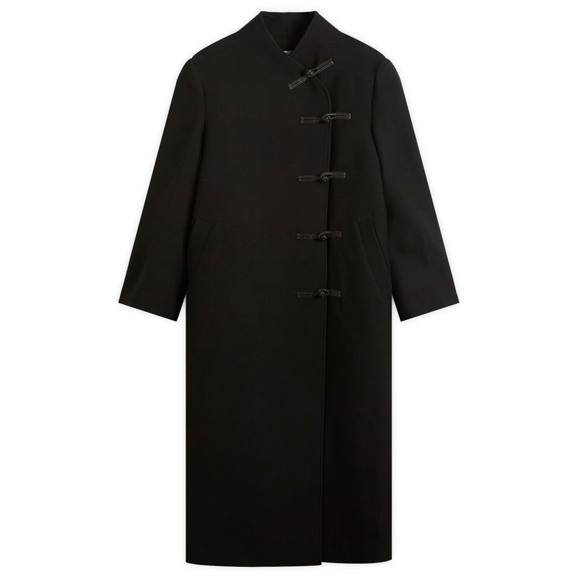 Пальто Róhe Mandarin Wool Coat чорний | 417-10-064