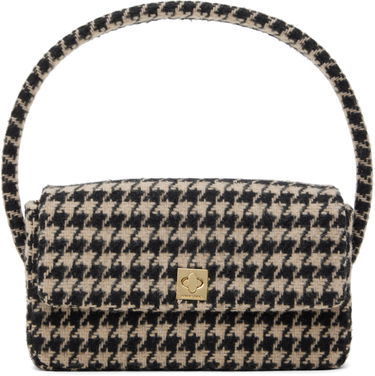 Сумочка Anine Bing Houndstooth Pattern Shoulder Bag чорний | A-13-0112-131, 0