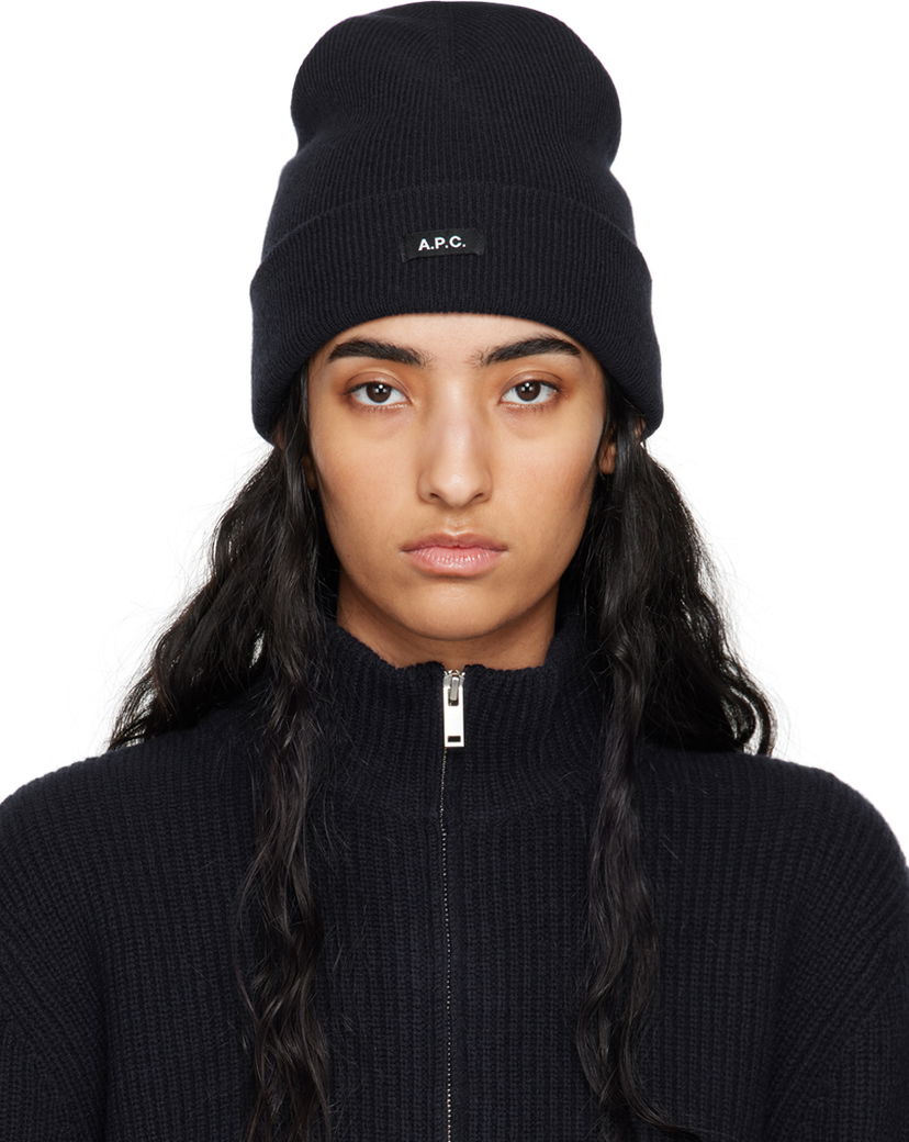 Шапка A.P.C. Navy Autumn Beanie темно-синій | WVBCZ-M25080