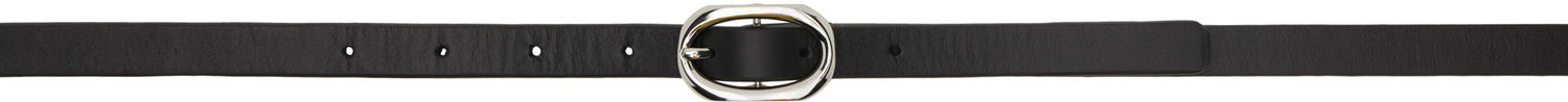 Ремені Anine Bing Anine Bing Mini Signature Link Belt чорний | A-12-10943-BLK1, 0