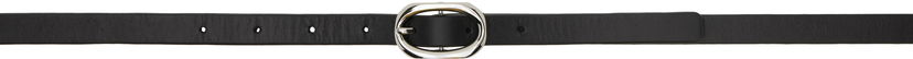 Ремені Anine Bing Anine Bing Mini Signature Link Belt чорний | A-12-10943-BLK1