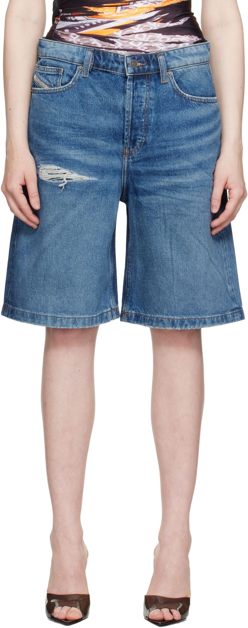 Шорти Diesel Diesel De-Sire-Short Denim Shorts Синій | A14051 0GRDY
