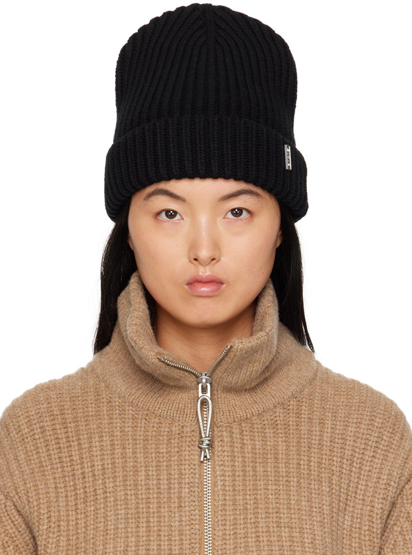 Шапка Eytys Ribbed Knit Beanie чорний | X134004