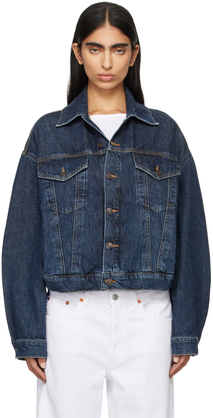 Куртка AGOLDE Dalton Balloon Denim Jacket темно-синій | A5043-1652