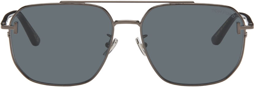 Сонцезахисні окуляри Tom Ford Tom Ford Aviator Sunglasses Сірий | FT1249-K_6108A