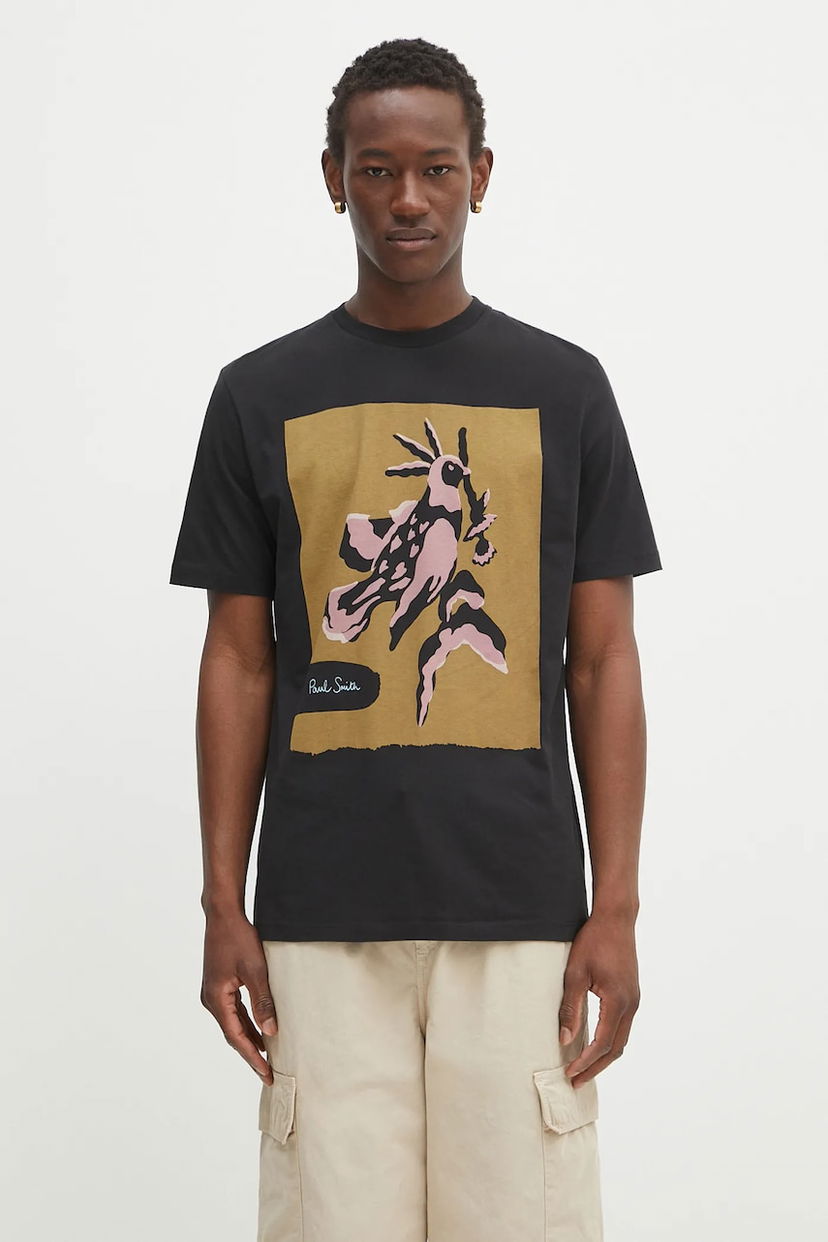 Футболка Paul Smith Paul Smith Printed T-Shirt чорний | M1R.919T.TP4931