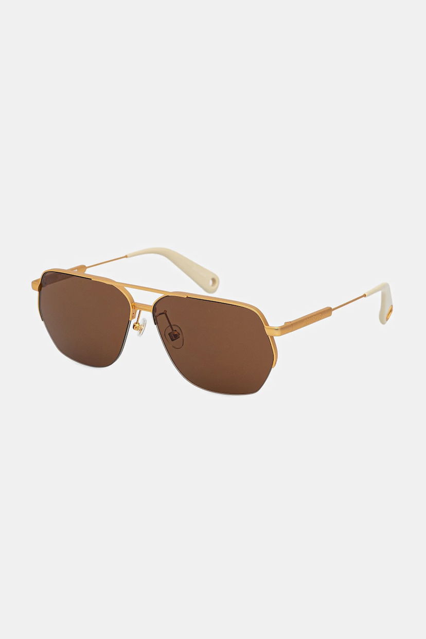 Сонцезахисні окуляри Jacquemus Jacquemus Aviador Sunglasses Коричневий | JAC67C1SUN
