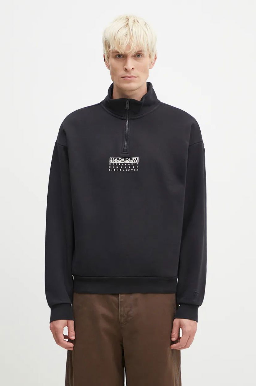 Світшоти Napapijri Sweatshirt With Print чорний | NP0A4I6N9411