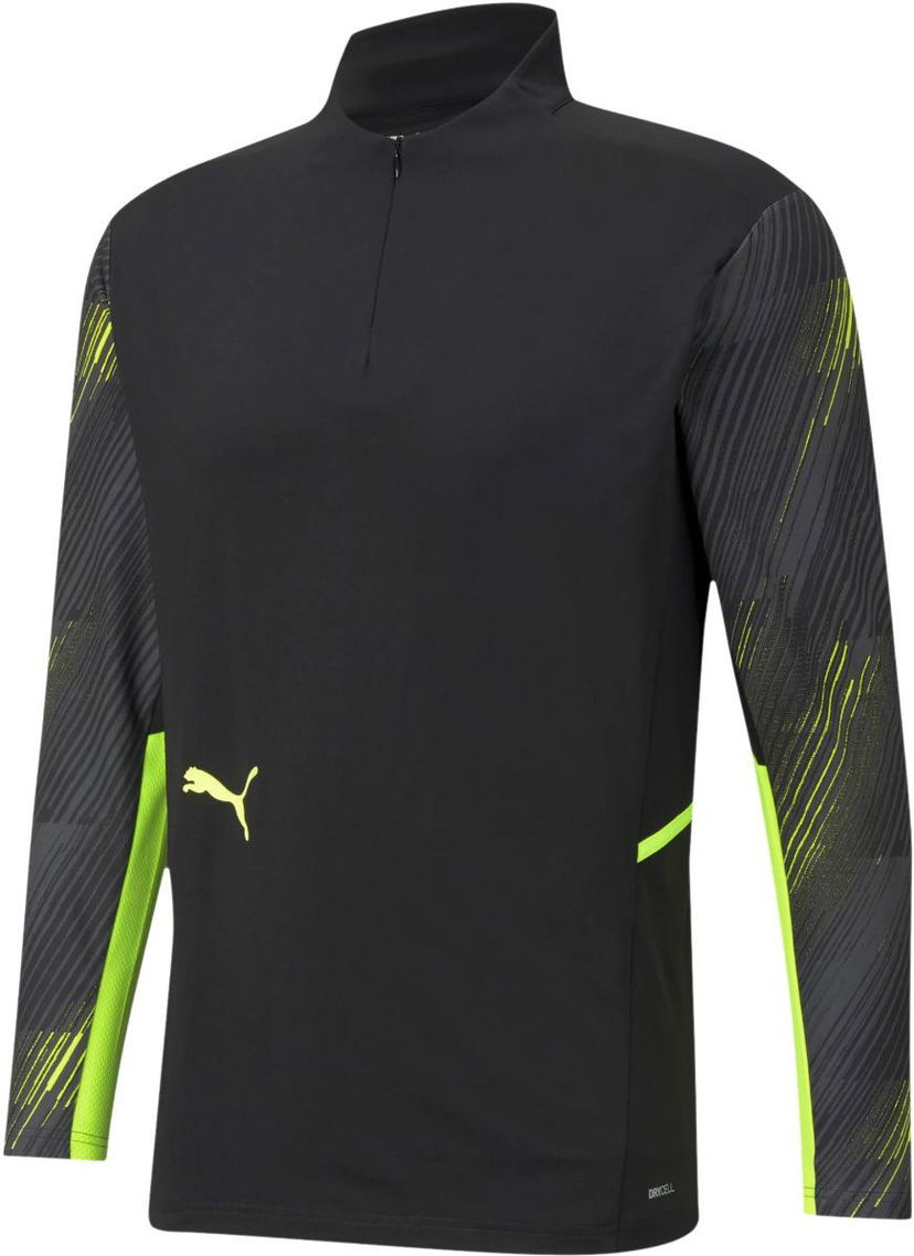 Футболка Puma 1/4 Zip Top чорний | 65721140