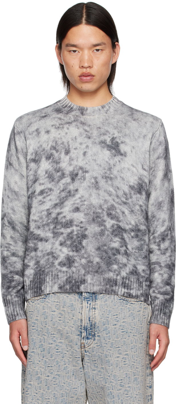 Cветр Acne Studios Gray Acid Print Sweater Сірий | B60329-