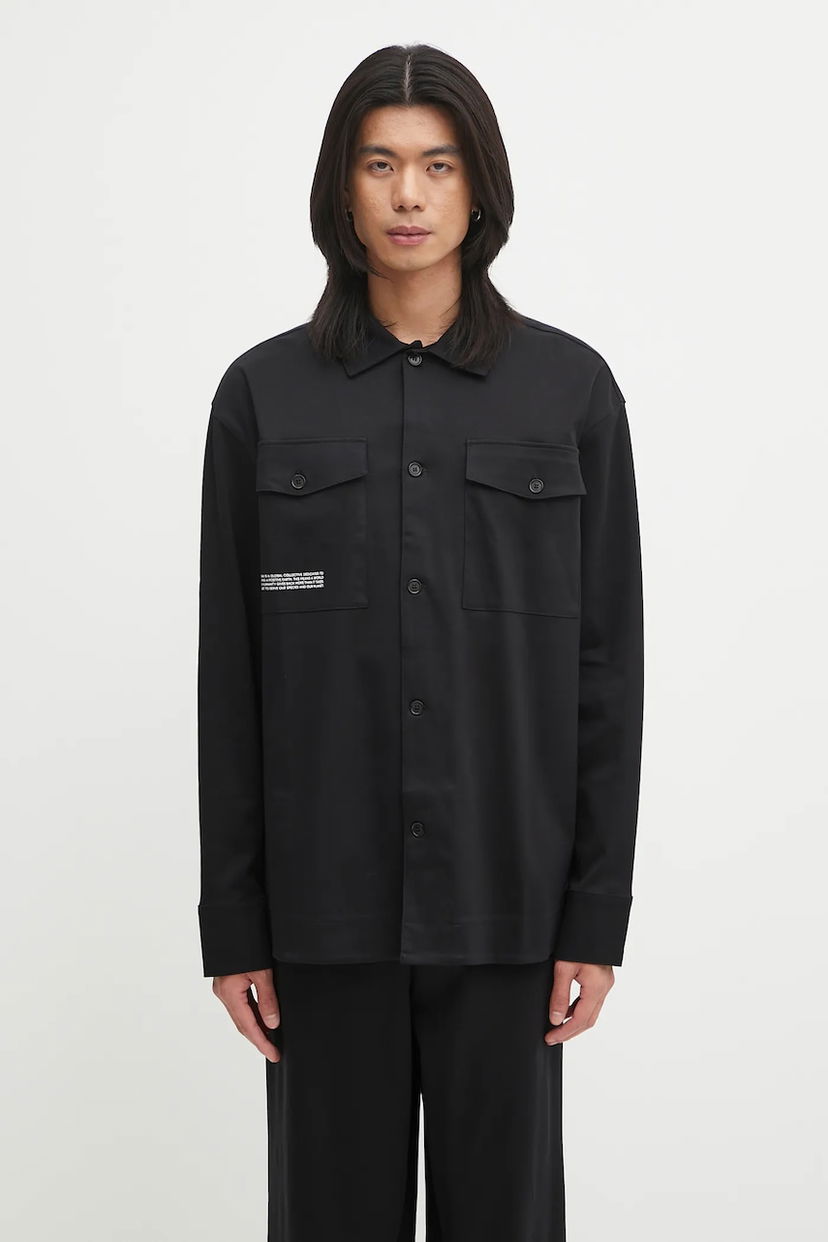Куртка PANGAIA Pangaia DNA Interlock Relaxed Jacket чорний | 10002444