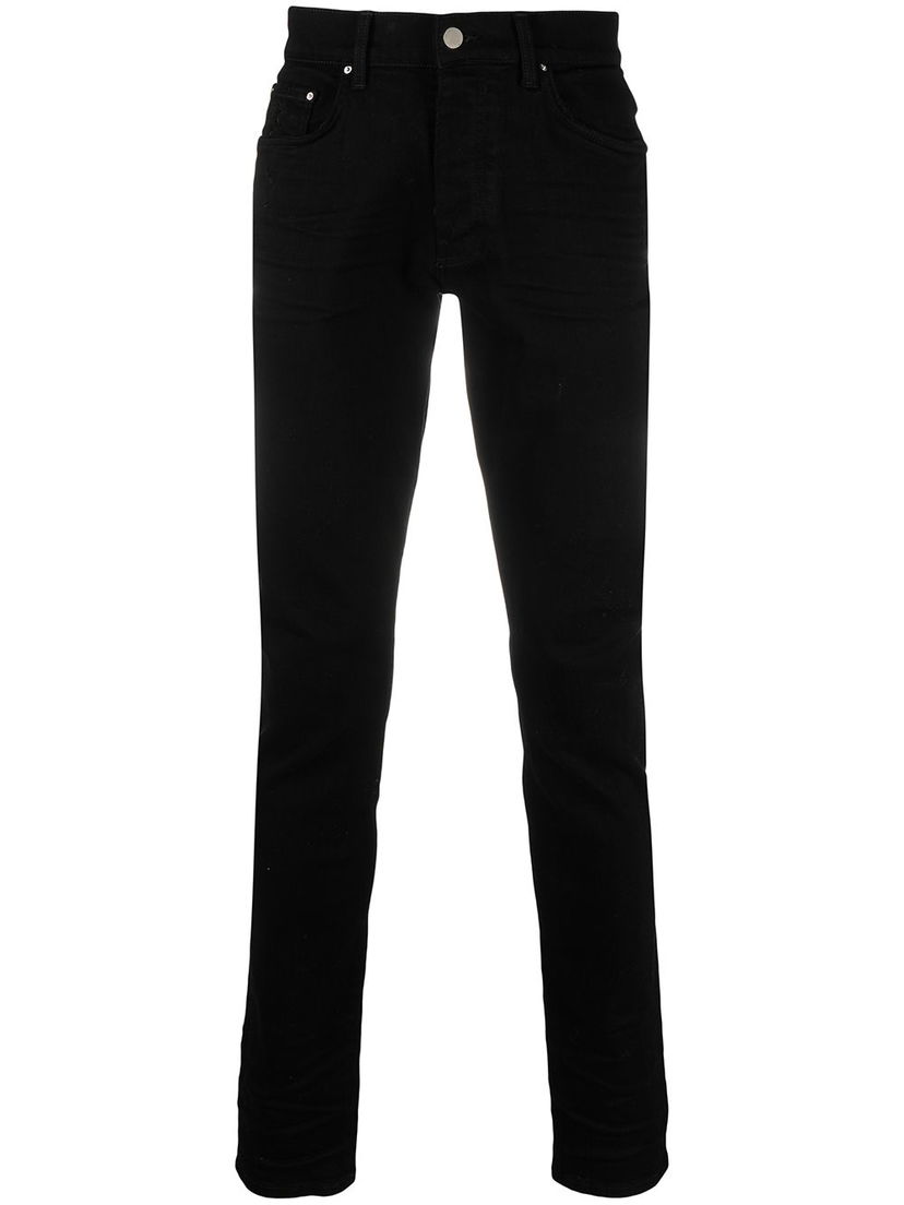 Джинси AMIRI Stack Mid-Rise Skinny Jeans чорний | MDS001