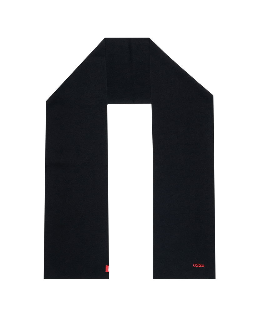 Шарф 032C Cashmere Blend Scarf чорний | F24-UAK-3371-000