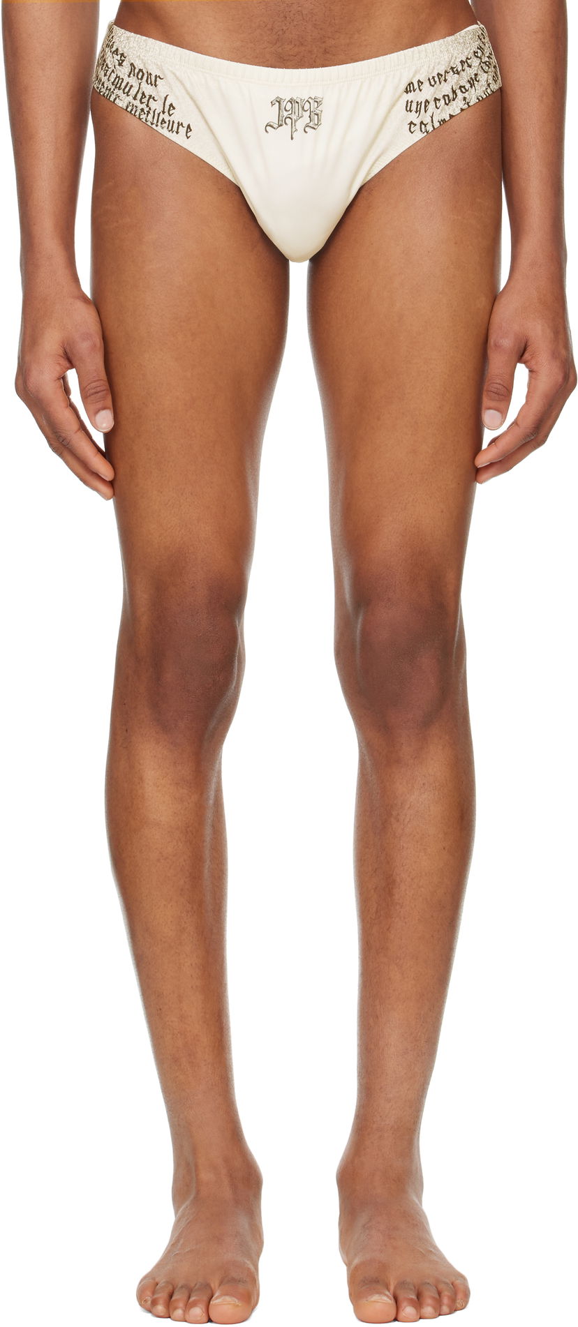 Трусики Jean Paul Gaultier Jean Paul Gaultier 'The Tattoo Wings' Swim Briefs бежевий | 25/34-H-SV059-J586-030200