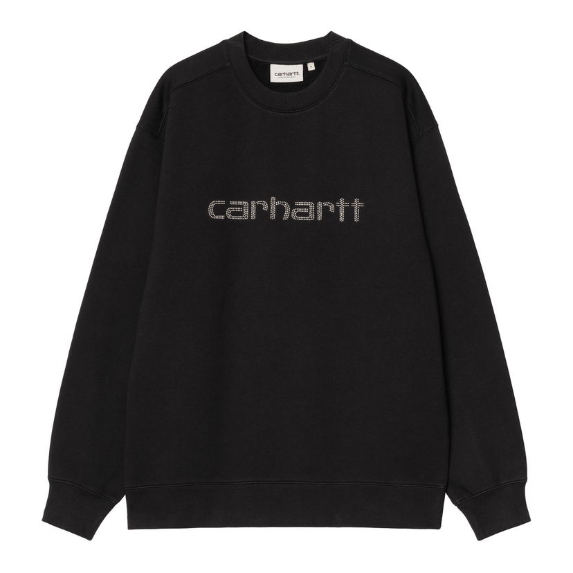 Світшоти Carhartt WIP Rivet Script Sweatshirt чорний | I034420_9