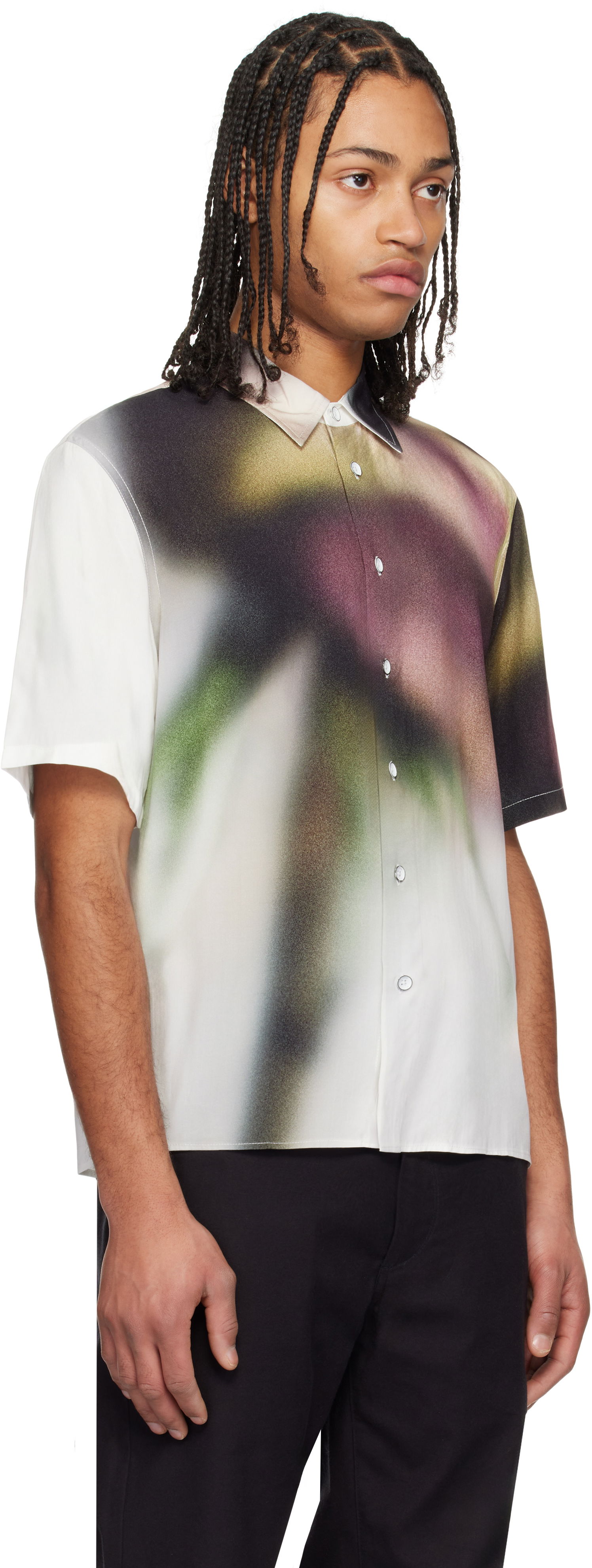 Сорочка rag & bone Rag & Bone Dalton Rose-Print Shirt Різнокольоровий | MBW24HA015RSML, 1