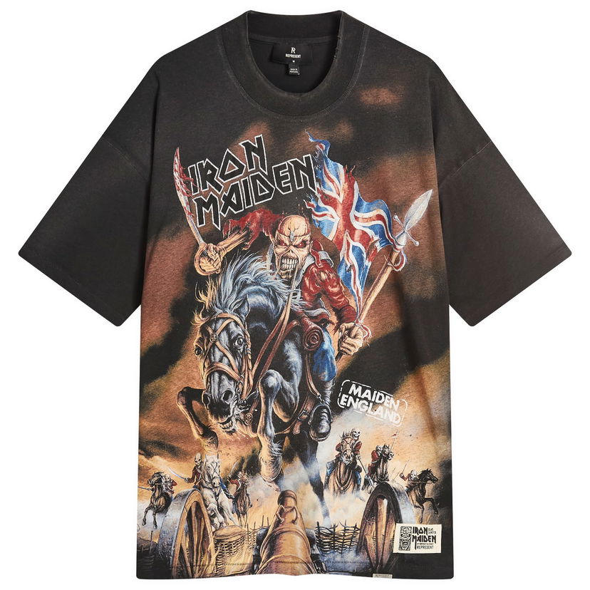 Футболка Represent Clo Iron Maiden Steed Graphic Tee чорний | MLM100581-04