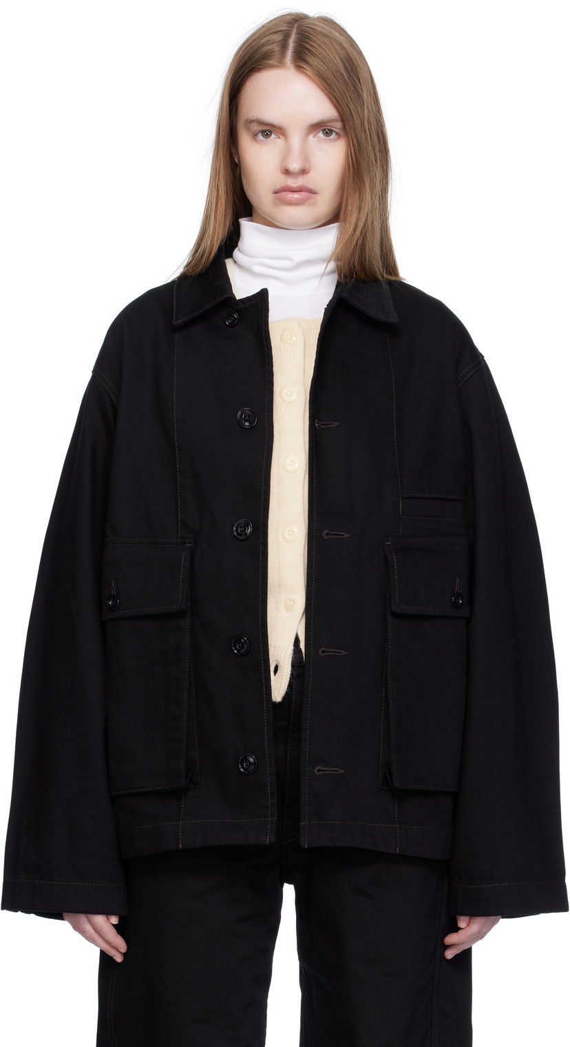 Куртка LEMAIRE Lemaire Boxy Denim Jacket чорний | OW1198 LD1055