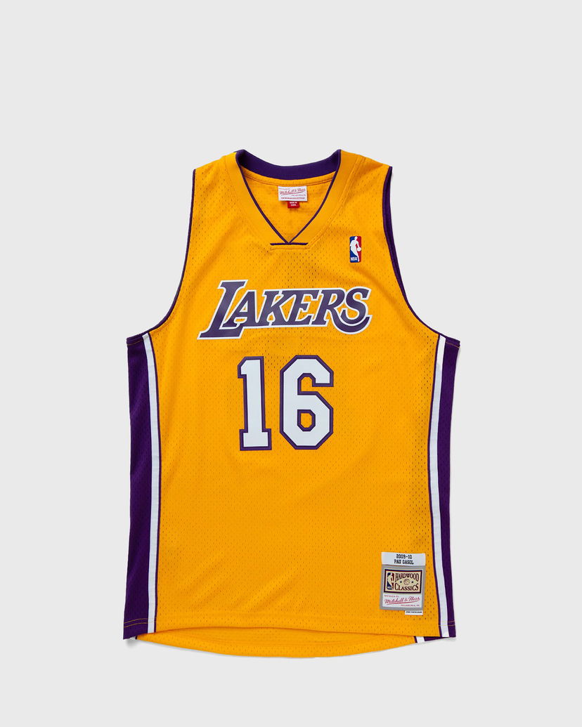 Джерсі Mitchell & Ness NBA SWINGMAN JERSEY LOS ANGELES LAKERS 2009-10 PAU GASOL #16 Жовтий | SMJY7609-LAL09PGALTGD