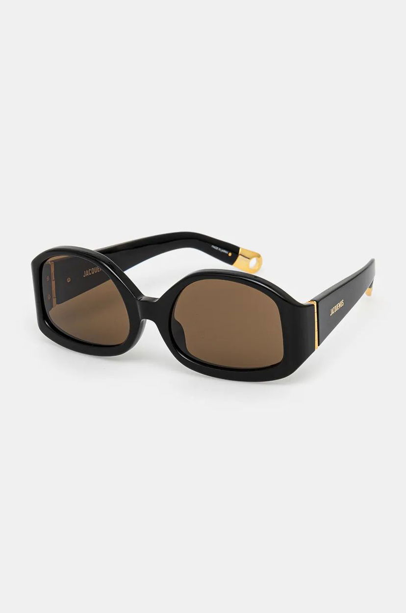 Сонцезахисні окуляри Jacquemus Sunglasses COLAPSO чорний | JAC15C1SUN
