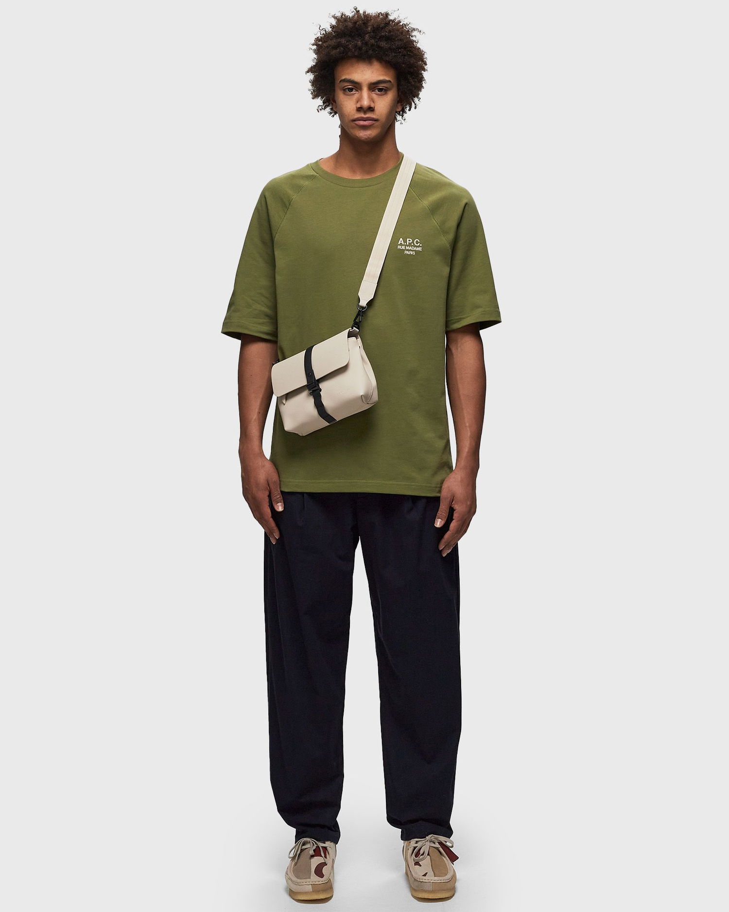Футболка A.P.C. Willy Tee Зелений | COEZC-H26258-JAA, 1