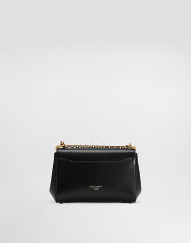 Сумочка Dolce & Gabbana Dolce & Gabbana Marlene City Mini Bag with Gold-Tone Hardware чорний | BB7766AG6808S574, 3