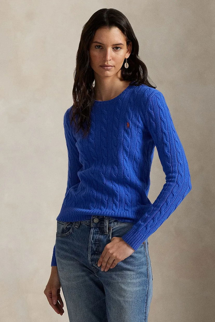 Cветр Polo by Ralph Lauren Polo Ralph Lauren Cable-Knit Sweater Синій | 211971865