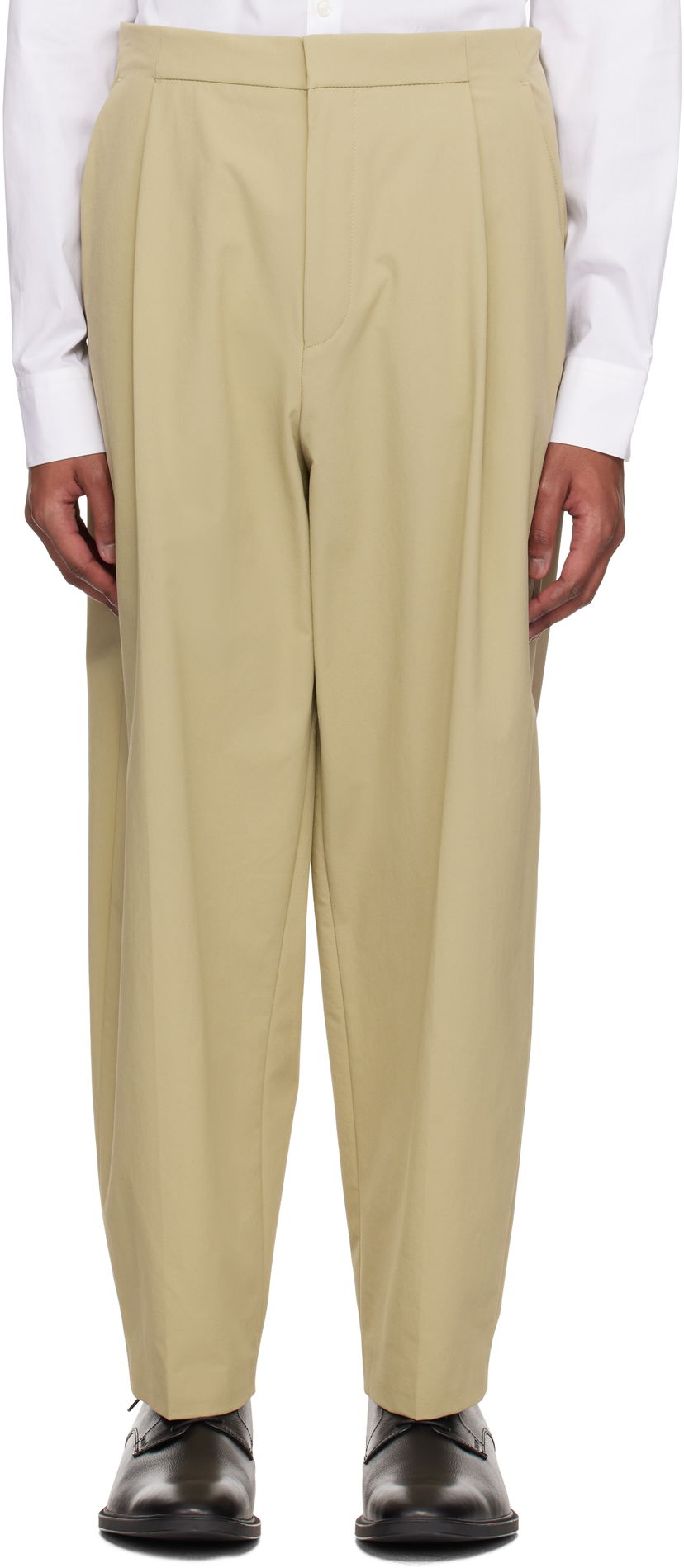 Штани BOSS Hugo Modern-Fit Trousers бежевий | 50532940