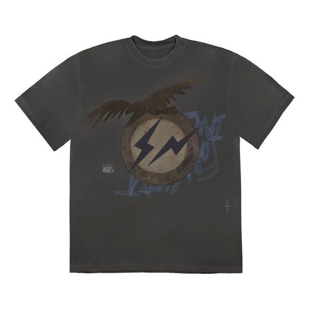 Футболка Cactus Jack by Travis Scott Travis Scott Cactus Jack x Fragment Design Create Graphic T-Shirt Сірий | CJFN-SS30, 0