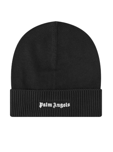 Шапка Palm Angels Logo Beanie Hat чорний | PMLC002C99KNI0011001