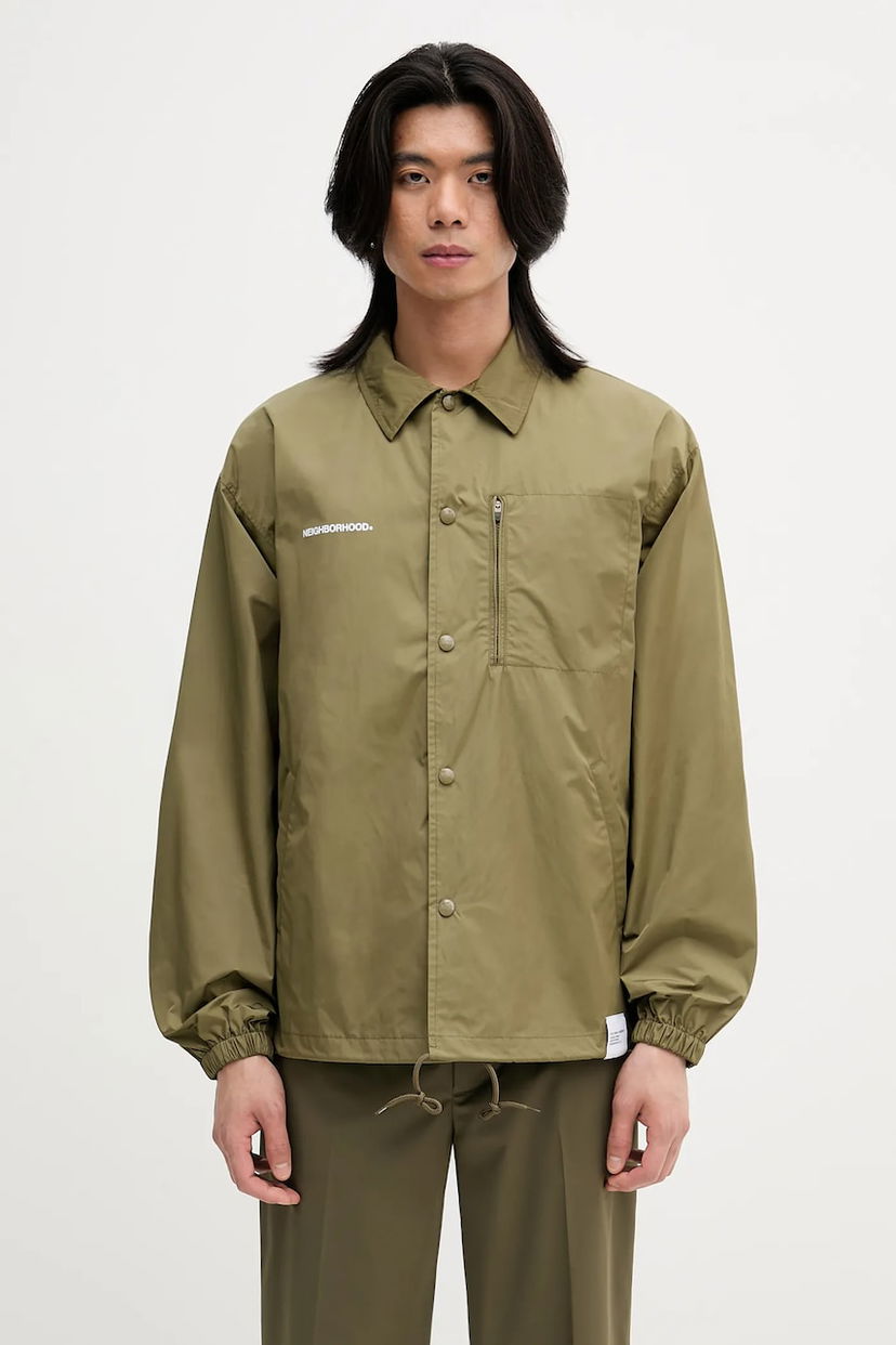 Вітровка Neighborhood NEIGHBORHOOD Windbreaker Oversize Jacket Зелений | 251TSNH.JKM07