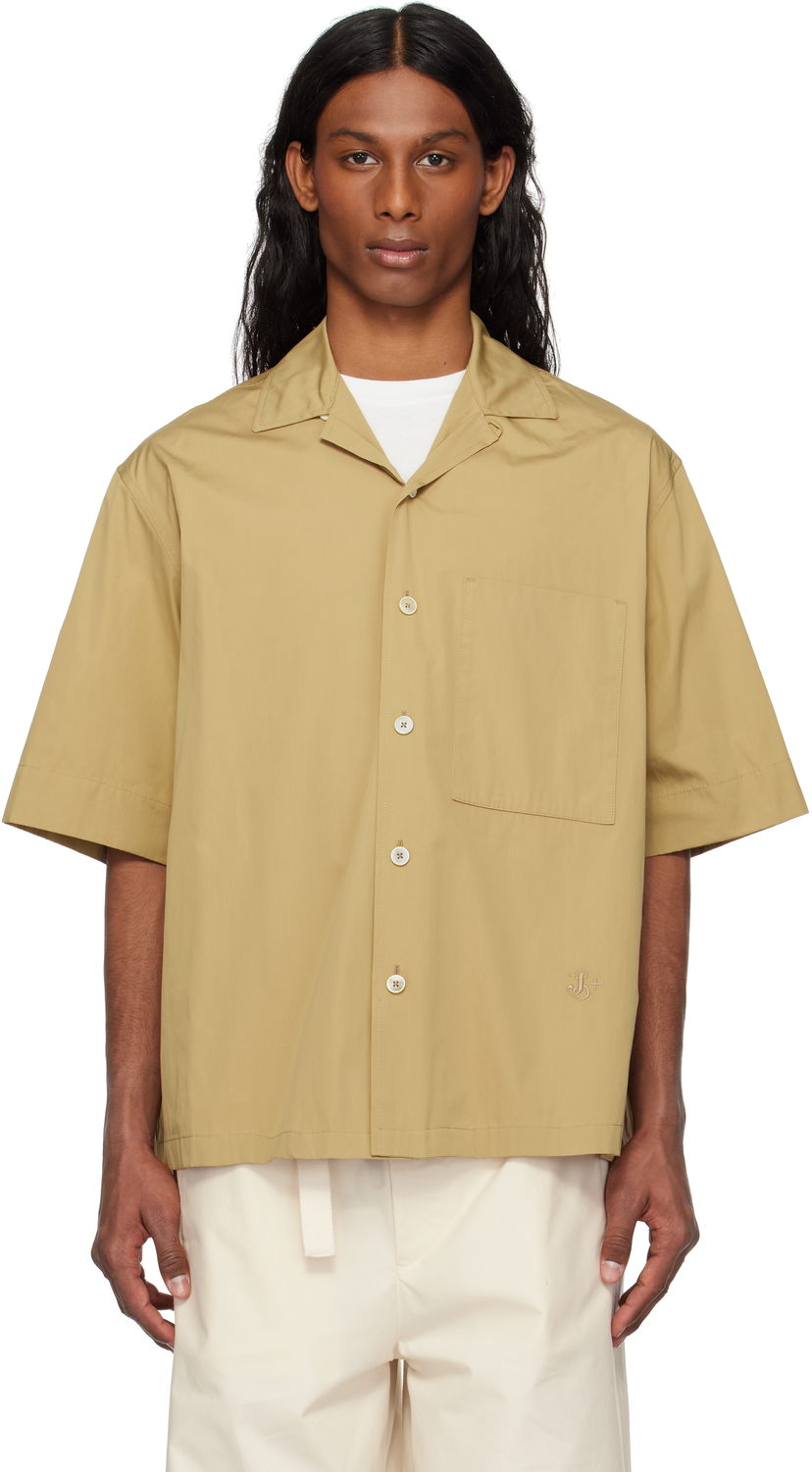 Сорочка Jil Sander Jil Sander Cotton Poplin Shirt бежевий | J47DL0166_J45292