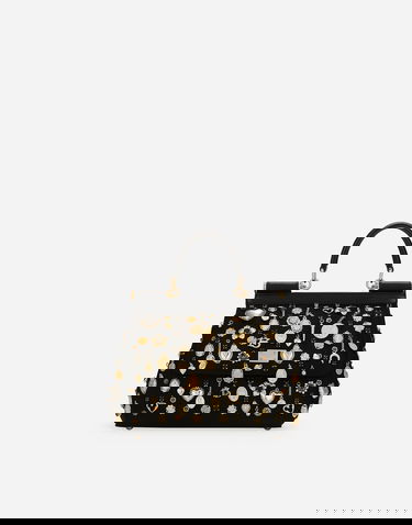 Сумочка Dolce & Gabbana Dolce & Gabbana Sicily Medium Handbag чорний | BB6003AV8878S574, 0