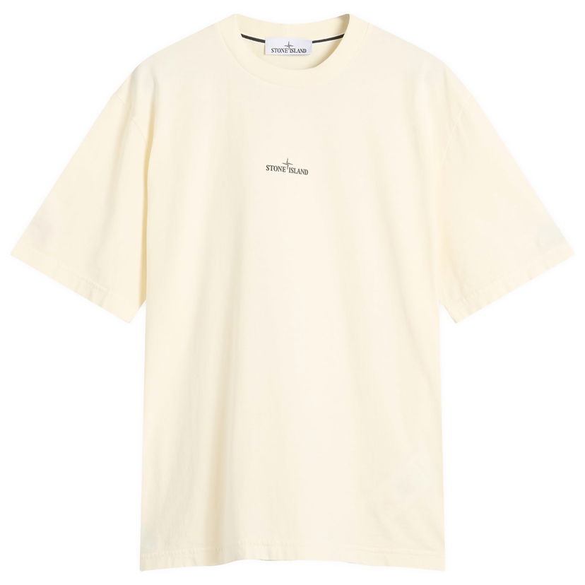 Футболка Stone Island Men's Industrial Print T-Shirt, Size Large Жовтий | K2S152100037-S0241-V0093